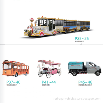 Véhicule électrique de haute qualité 10 sièges voitures électriques de bus touristique